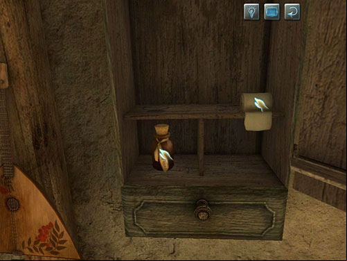 Watson finds hydrogen peroxide and bandage - Find a Cog | A Fire in Sawmill - A Fire in Sawmill - The Testament of Sherlock Holmes Game Guide