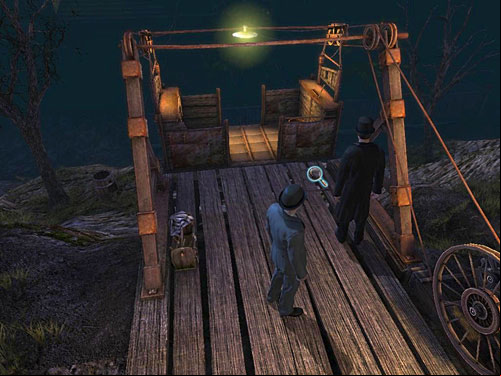 Look at platforms boards - Launch a Cable Car | A Grand Final in the Fun Fair - A Grand Final in the Fun Fair - The Testament of Sherlock Holmes Game Guide
