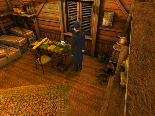 Go inside and use a telephone on the desk - with Scotland Yard | A Grand Final in the Fun Fair - A Grand Final in the Fun Fair - The Testament of Sherlock Holmes Game Guide