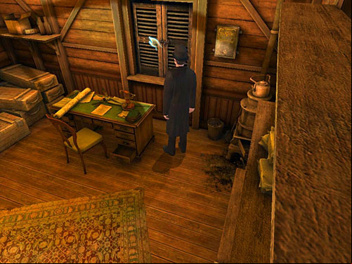 After conversation with Lestrade, Holmes will hear Watson throwing marbles - with Scotland Yard | A Grand Final in the Fun Fair - A Grand Final in the Fun Fair - The Testament of Sherlock Holmes Game Guide
