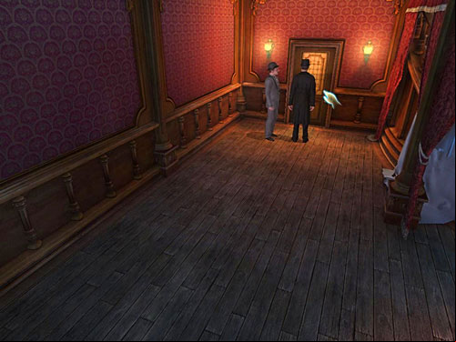 Inside, go left and try to enter a room at the end of the corridor - Eliminate Factorys Reservoir | A Grand Final in the Fun Fair - A Grand Final in the Fun Fair - The Testament of Sherlock Holmes Game Guide