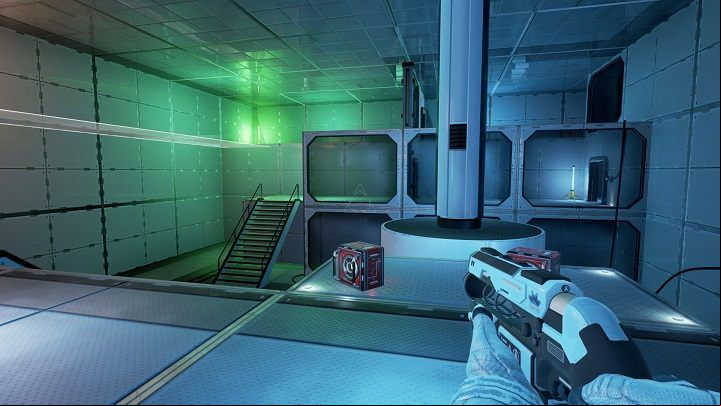 For now, you should ignore both containers with energy beams - Chapter 4 | Walkthrough - Walkthrough - The Turing Test Game Guide