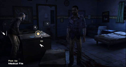 Select any answer in the dialogue with Christa and Vernon, and then start searching for the code - Chapter 5: Georgias Last City - Meds & Escape | Episode IV: Around Every Corner - Episode IV: Around Every Corner - The Walking Dead Game Guide