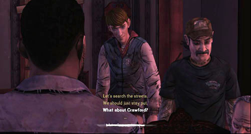 Your two further replies will be important - Chapter 4: Bedside Manor | Episode IV: Around Every Corner - Episode IV: Around Every Corner - The Walking Dead Game Guide