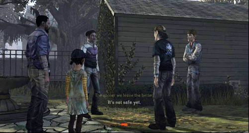 Then you need to think twice before giving an answer - Chapter 1: Georgias First City - Inside | Episode IV: Around Every Corner - Episode IV: Around Every Corner - The Walking Dead Game Guide