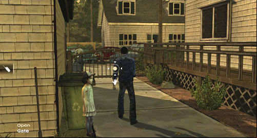 Get off the porch - Chapter 3: In Your Charge | Episode I: A New Day - Episode I: A New Day - The Walking Dead Game Guide