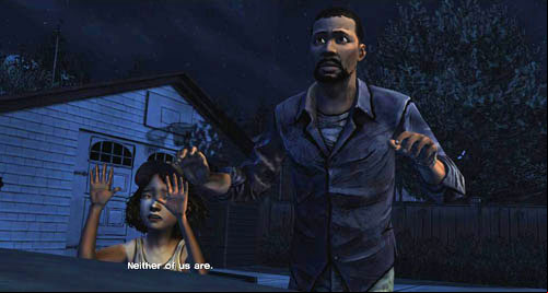 You have to give a reply to the police officer if you want to make the story go forward - Chapter 3: In Your Charge | Episode I: A New Day - Episode I: A New Day - The Walking Dead Game Guide