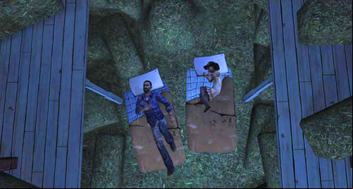 Finally, Hershel will show you the barn where you and Clementine can rest - Chapter 4: Rock and a Hard Place - Arriving at the farm | Episode I: A New Day - Episode I: A New Day - The Walking Dead Game Guide