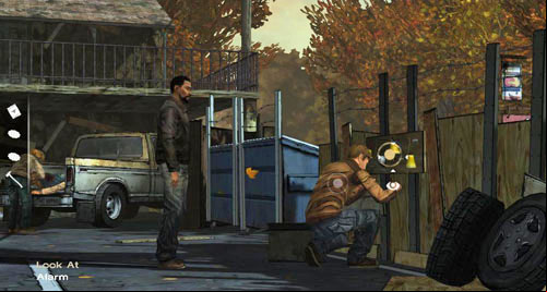 Go right, and then along the fence - Chapter 2: Conversation Killer - Food problem | Episode II: Starved for Help - Episode II: Starved for Help - The Walking Dead Game Guide