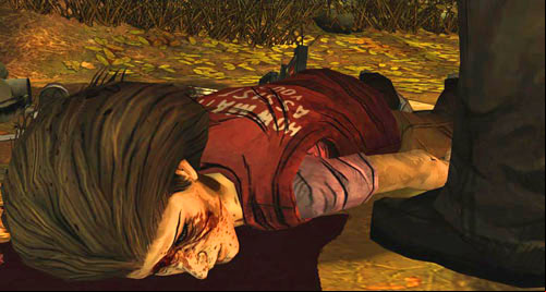 If you shot Jolene, you will have to answer Danny why you did it - Chapter 3: Thank you for shopping at Save Lots! - Searching for the bandits | Episode II: Starved for Help - Episode II: Starved for Help - The Walking Dead Game Guide