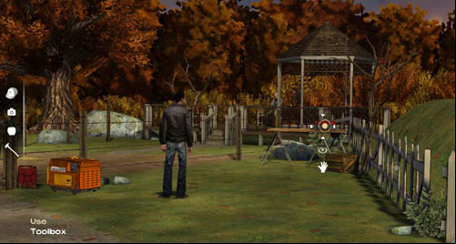 You can talk with Kenny in the barn, but it will not result in anything new - Chapter 3: Thank you for shopping at Save Lots! - Mystery in the barn | Episode II: Starved for Help - Episode II: Starved for Help - The Walking Dead Game Guide