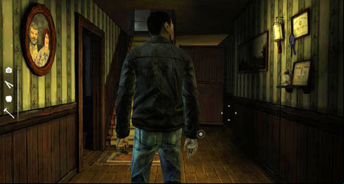 When you regain control of Lee, you can optionally look around the room - Chapter 4: Guess Whos Coming to Dinner | Episode II: Starved for Help - Episode II: Starved for Help - The Walking Dead Game Guide