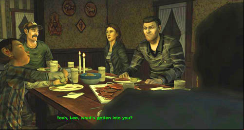 2b - Chapter 4: Guess Whos Coming to Dinner | Episode II: Starved for Help - Episode II: Starved for Help - The Walking Dead Game Guide