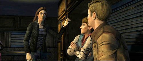 There will be several dialogues coming up - Chapter 3: Hit the Road | Episode III: Long Road Ahead - Episode III: Long Road Ahead - The Walking Dead Game Guide