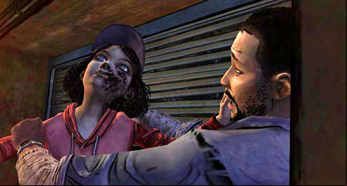 After a while, keep pressing the button shown on the screen - Chapter 3: Hit the Road | Episode III: Long Road Ahead - Episode III: Long Road Ahead - The Walking Dead Game Guide