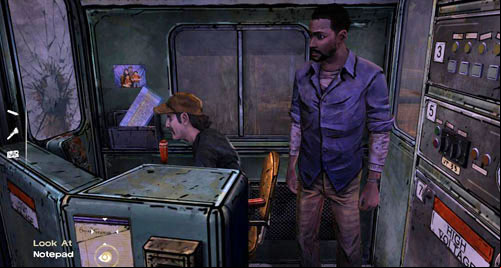 Talk to Kenny and exhaust all topics - Chapter 4: What now? | Episode III: Long Road Ahead - Episode III: Long Road Ahead - The Walking Dead Game Guide