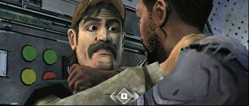If you want to fight, after blocking a blow keep pressing the button shown on the screen - Chapter 5: Handle It - Duck gets worse and worse | Episode III: Long Road Ahead - Episode III: Long Road Ahead - The Walking Dead Game Guide
