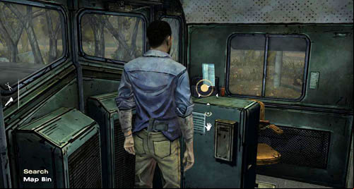 Talk to Kenny and tell him that Chuck has some alcohol - Chapter 5: Handle It - Speaking with Clementine | Episode III: Long Road Ahead - Episode III: Long Road Ahead - The Walking Dead Game Guide