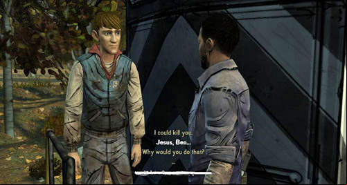 Go to the wagon (Open: Boxcar Door - Chapter 5: Handle It - Speaking with Clementine | Episode III: Long Road Ahead - Episode III: Long Road Ahead - The Walking Dead Game Guide