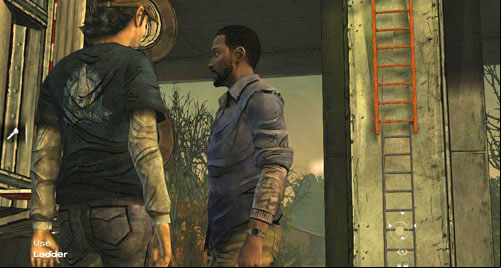 Next, use the Ladder to go up - Chapter 6: Unexpected Delay | Episode III: Long Road Ahead - Episode III: Long Road Ahead - The Walking Dead Game Guide