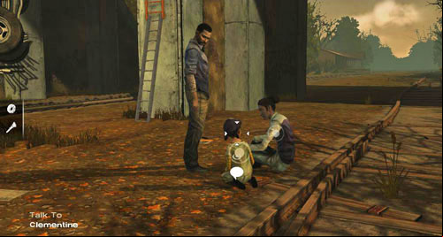 After descending from the bridge the group will disperse (it does not matter what you will answer here) - Chapter 6: Unexpected Delay | Episode III: Long Road Ahead - Episode III: Long Road Ahead - The Walking Dead Game Guide