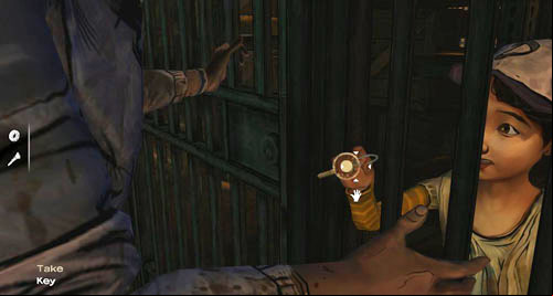 (4) Quickly take the Key from Clementine - Chapter 6: Unexpected Delay | Episode III: Long Road Ahead - Episode III: Long Road Ahead - The Walking Dead Game Guide