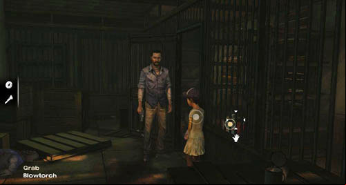Then grab the Blowtorch - Chapter 6: Unexpected Delay | Episode III: Long Road Ahead - Episode III: Long Road Ahead - The Walking Dead Game Guide