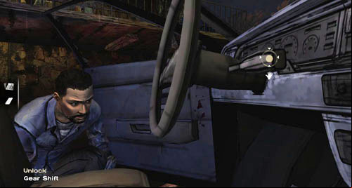Open the truck Door, by which the characters are hiding - Chapter 5: Its Just One Bullet - The Motor Inn | Episode I: A New Day - Episode I: A New Day - The Walking Dead Game Guide