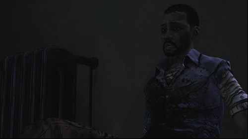 Keep walking until Lee falls down under the wall - Chapter 7: Goodbye | Episode V: No Time Left - Episode V: No Time Left - The Walking Dead Game Guide
