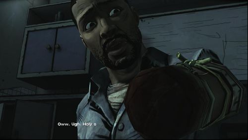 Youll wake up on the floor with bandaged stump and the rest of group will you after a moment - Chapter 1: The Morgue | Episode V: No Time Left - Episode V: No Time Left - The Walking Dead Game Guide