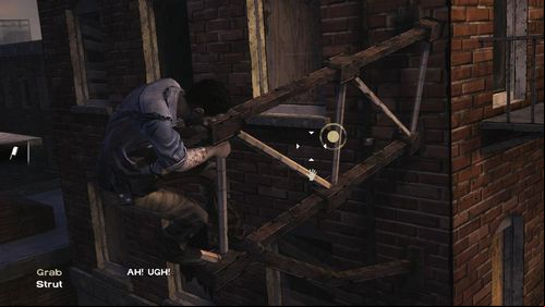 When you almost reach the end of the banner, it will collapse - Chapter 5: Going Alone | Episode V: No Time Left - Episode V: No Time Left - The Walking Dead Game Guide