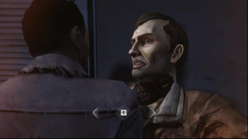 Headbutt Stranger and start choking him by quickly pressing the key shown on the screen - Chapter 6: The Stranger | Episode V: No Time Left - Episode V: No Time Left - The Walking Dead Game Guide
