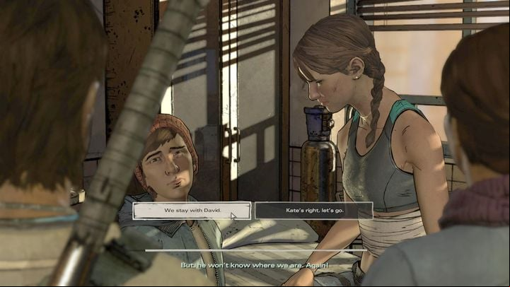 Your last choice will take place in the final chapter of the episode - Important choices | Episode 3 - Episode 3: Above the Law - The Walking Dead: The Telltale Series - A New Frontier Game Guide