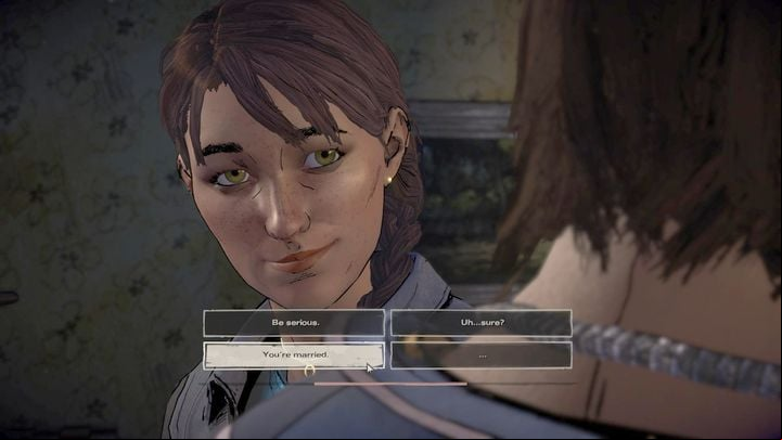 The first chapter will begin with a short flashback, depicting one of the many quarrel Javier had with his brother - Chapter 1 - Bloody Business | Episode 2 - Episode 2: Ties that Bind - Part 2 - The Walking Dead: The Telltale Series - A New Frontier Game Guide