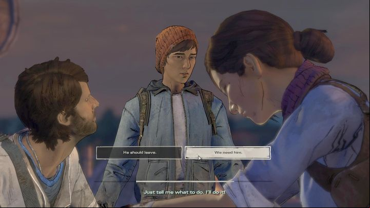 Having talked to Eleanor, you will have to find Gabe - Chapter 2 - Enemy at the Gates | Episode 2 - Episode 2: Ties that Bind - Part 2 - The Walking Dead: The Telltale Series - A New Frontier Game Guide
