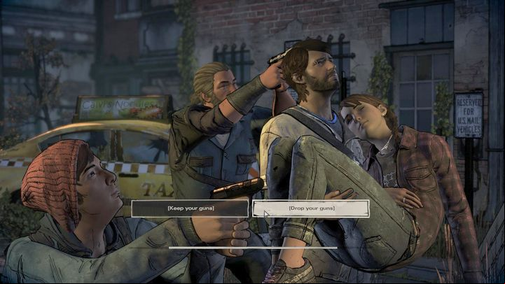 This is the last important choice in this episode - Chapter 6 - In the City | Episode 2 - Episode 2: Ties that Bind - Part 2 - The Walking Dead: The Telltale Series - A New Frontier Game Guide