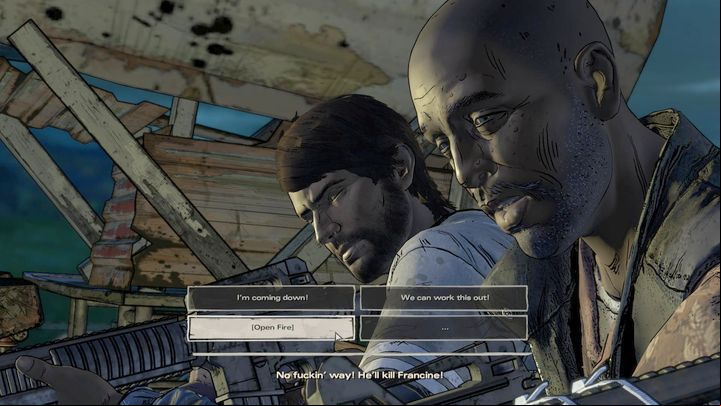 Your second important choice is at the beginning of the second chapter - Important choices | Episode 2 - Episode 2: Ties that Bind - Part 2 - The Walking Dead: The Telltale Series - A New Frontier Game Guide