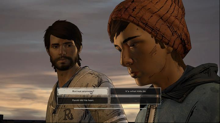 The group made its way through the rooftops back to the area where youve found the truck - Chapter 3 - Family Values | Episode 5 - Episode 5: From the Gallows - The Walking Dead: The Telltale Series - A New Frontier Game Guide
