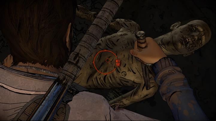 Javier will descend to the street level and ambush on one of the zombies - Chapter 3 - Family Values | Episode 5 - Episode 5: From the Gallows - The Walking Dead: The Telltale Series - A New Frontier Game Guide