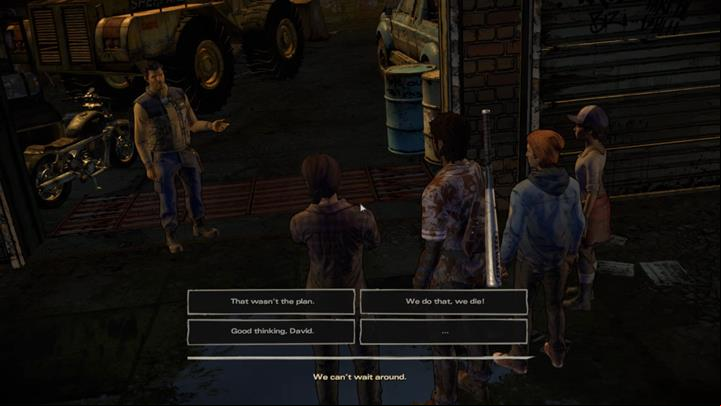 Sadly, David decides it is time to hit the road and leave Richmond - Chapter 3 - Family Values | Episode 5 - Episode 5: From the Gallows - The Walking Dead: The Telltale Series - A New Frontier Game Guide