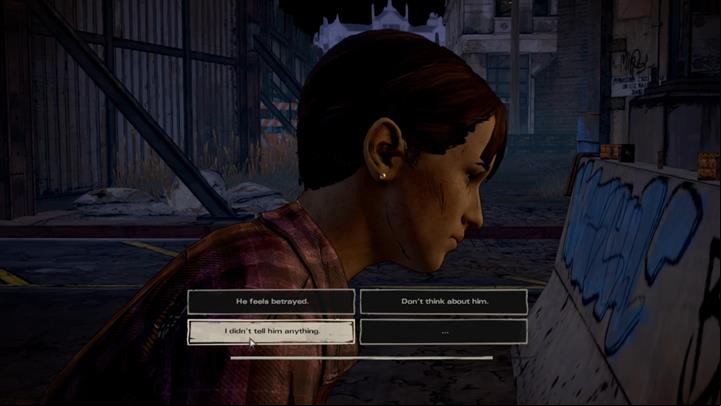 Kate and Javier are in progress of getting out of the restricted zone - Chapter 2 - Across the Water | Episode 4 - Episode 4: Thicker than Water - The Walking Dead: The Telltale Series - A New Frontier Game Guide