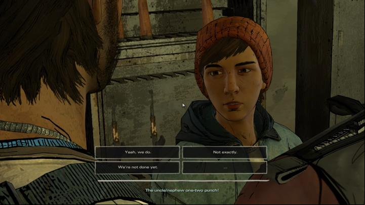 Youve made it to the interior thanks to Gabe, who has managed to distract the guard - Chapter 3 - Prayers for the Dead | Episode 4 - Episode 4: Thicker than Water - The Walking Dead: The Telltale Series - A New Frontier Game Guide