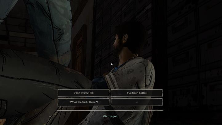 Unexpectedly, Javier encounters Clementine, who browses the contents of the facilitys drawers - Chapter 4 - Blood for Blood | Episode 4 - Episode 4: Thicker than Water - The Walking Dead: The Telltale Series - A New Frontier Game Guide