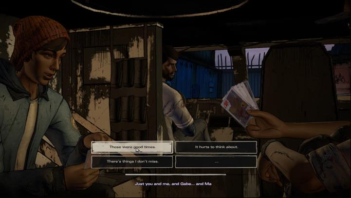 The cut-scene ends with a conversation with Kate - Chapter 6 - The Price of Justice | Episode 4 - Episode 4: Thicker than Water - The Walking Dead: The Telltale Series - A New Frontier Game Guide