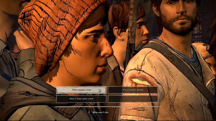 Youll learn that David is to be hanged on the main square - Chapter 6 - The Price of Justice | Episode 4 - Episode 4: Thicker than Water - The Walking Dead: The Telltale Series - A New Frontier Game Guide