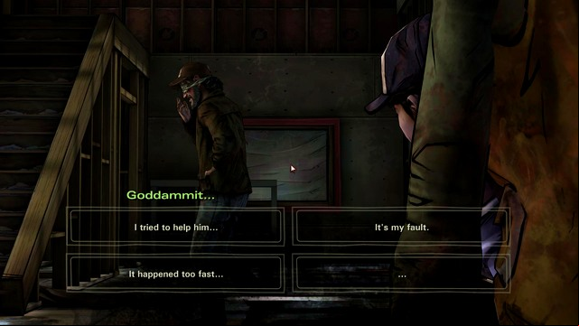 The mood after losing Luke - Chapter 5 - Unfinished House | Episode 5: No Going Back - Episode 5: No Going Back - The Walking Dead: Season Two Game Guide