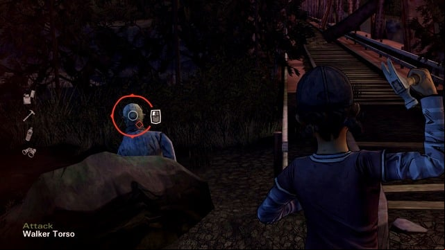 A Walker - Chapter 4 - In The Woods | Episode 2: A House Divided - Episode 2: A House Divided - The Walking Dead: Season Two Game Guide