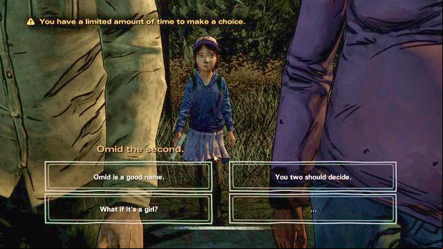 The first conversation - Chapter 1 - Old Friends | Episode 1: All That Remains - Episode 1: All That Remains - The Walking Dead: Season Two Game Guide