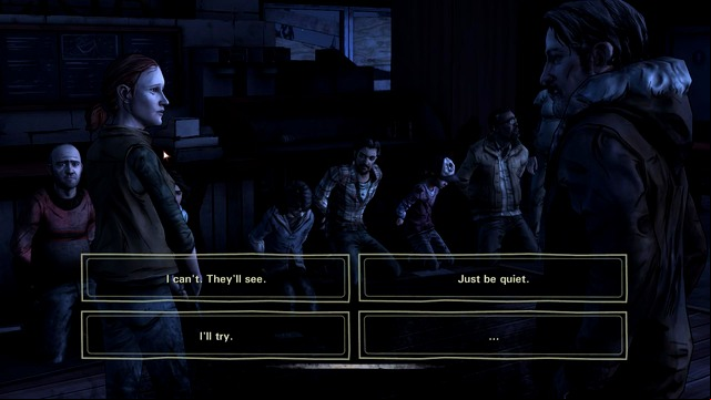 Carver - Chapter 12 - Caught In a Trap - Giving up | Episode 2: A House Divided - Episode 2: A House Divided - The Walking Dead: Season Two Game Guide