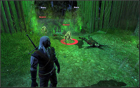 First you have to deal with a pack of Barghests - Chapter I | Walkthrough - Chapter I - The Witcher Game Guide & Walkthrough